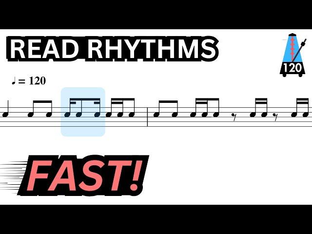 Boost Your Rhythm Reading Speed – 10 Fast Exercises at 120 BPM 