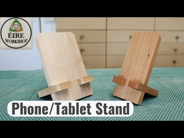 DIY Phone Stand / Tablet Stand.  Simple Gift Idea