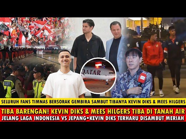 YG DITUNGGU AKHIRNYA TIBA DI INDO! RIBUAN FANS TIMNAS KAWAL KEDATANGAN KEVIN DIKS & MEES HILGERS!