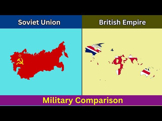 Soviet Union (USSR) vs British Empire - Military Comparison