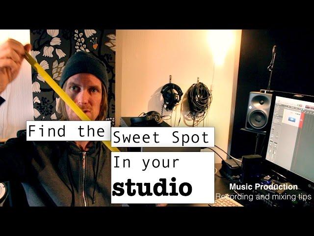 Find the Sweet Spot & Listening Position in your Home Studio