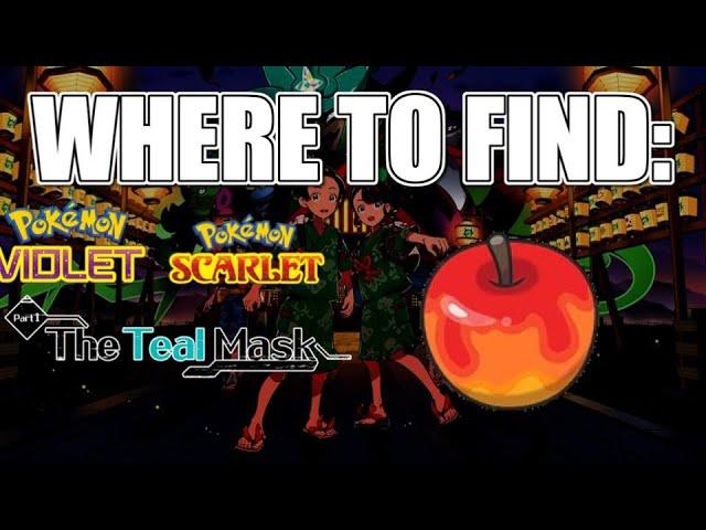 Where to Find Syrupy Apple - Pokemon The Teal Mask DLC