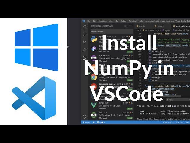 How To Install NumPy in Visual Studio Code on Windows 11 |  Setup NumPy Project in VSCode