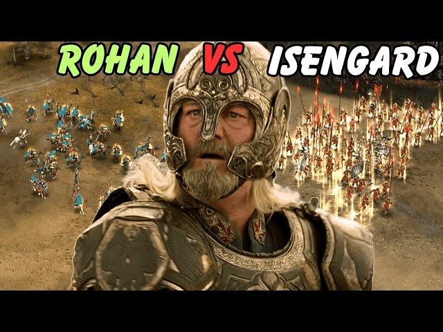 Epic Rohan VS Isengard | Battle for Middle-Earth 2.22