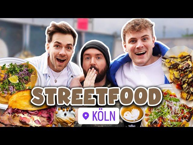 ALLES ESSEN auf dem STREETFOOD FESTIVAL in KÖLN mit DAVE und MAX