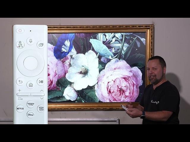 Samsung Frame TV 2022 - Pairing the remote and resetting the remote