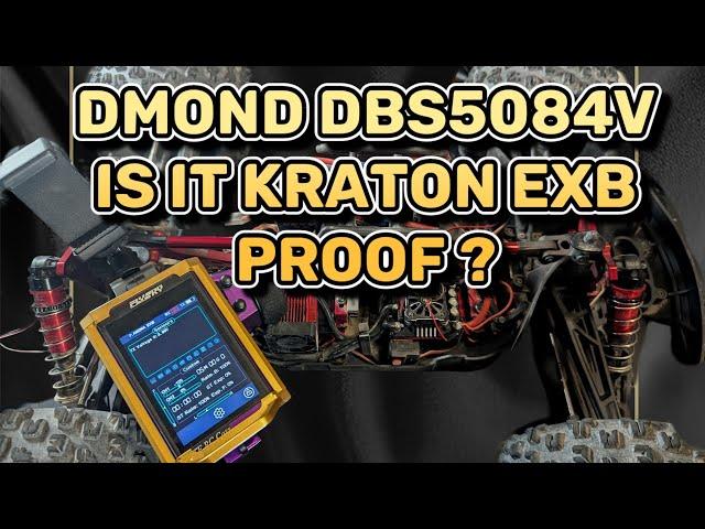 DMOND DBS5084V 50KG servo running test in K6 EXB