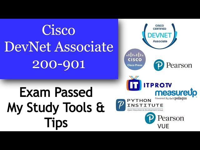 Cisco DevNet Associate 200-901 Passed.