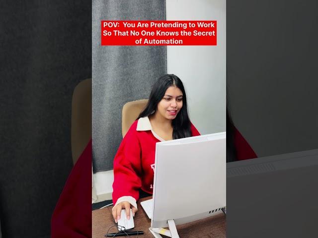 Shh... Pretending to Work While Automation Does the Job!  #officeautomation #pabblyconnect