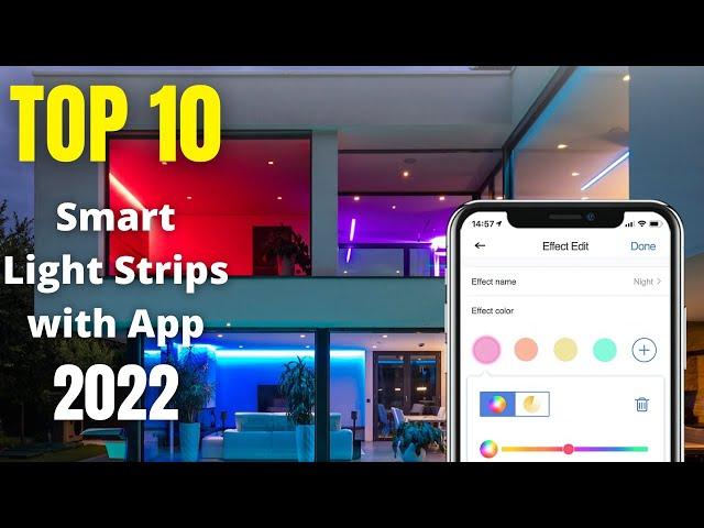 Top 10: Best LED Smart LED Strip Lights 2022 | Music Sync Color Changing LED Tape