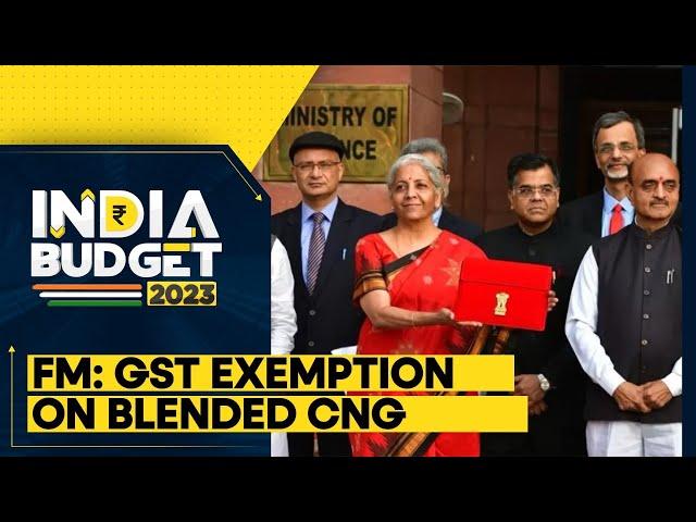 Union Budget 2023 | Finance Minister: GST exemption on blended CNG | Latest World News | WION