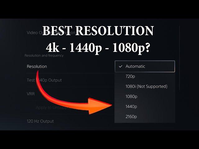 What's The Best PS5 Resolution For Higher FPS Performance? 4k vs 1440p vs 1080p