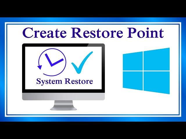 How to Create a System Restore Point in Windows 10 | Create Restore Point | Quick & Easy Tutorial