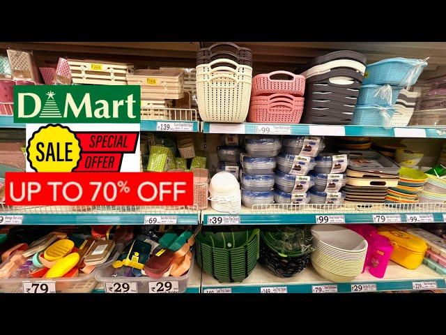 Dmart clearance sale upto 80%off on MRP affordable , useful kitchenware household storage organisers