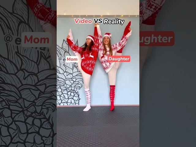 Which trick is cooler? with mama @natalie_yogafit1516  ️ #momdaughter #family #gymnast