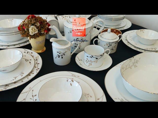 Noritake Birchwood - 4355 Fine Porcelain Set Exclusively available at The Legend Noritake Showroom !