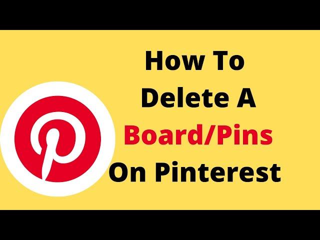 How to Delete A Board On Pinterest,how to delete a saved pin on pinterest