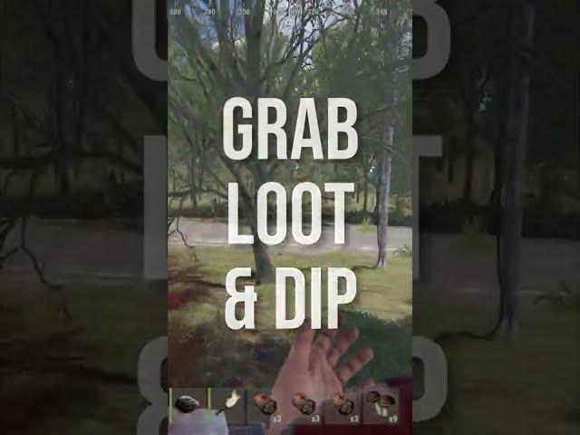 POV: You dip with the loot - Rust #shorts