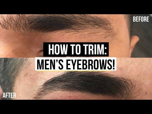 MEN'S EYEBROW GROOMING TUTORIAL *EASY GROOMING ROUTINE*  | JAIRWOO