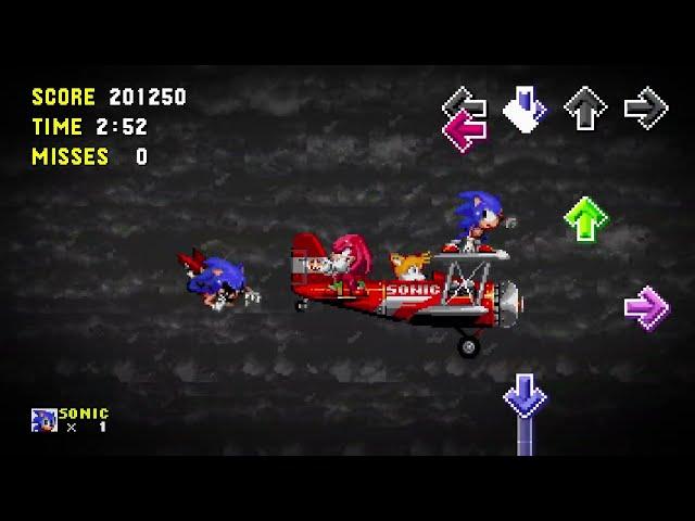 Friday Night Funkin' Sonic.EXE: Confronting Yourself [Final Zone V2] Good/Bad Ending (FNF Mod/Tails)