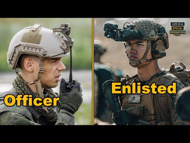 What's Harder - ENLISTED or OFFICER?