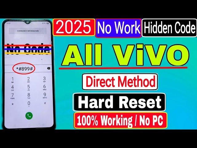 Unlock Vivo Mobile Pin Pattern Password Lock Without Computer(2025 Trick) vivo ka lock kaise tode