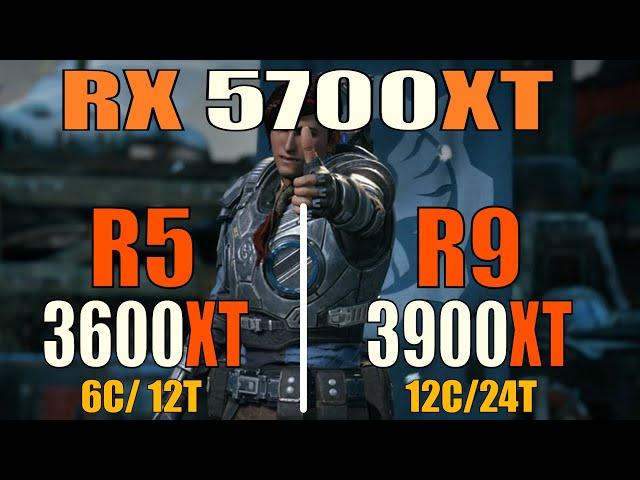 RYZEN 5 3600XT vs RYZEN 9 3900XT | AMD RADEON RX 5700XT | PC GAMES TEST |