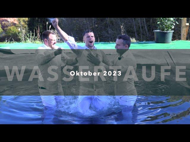 Wassertaufe Oktober 2023 | FECG Aldingen