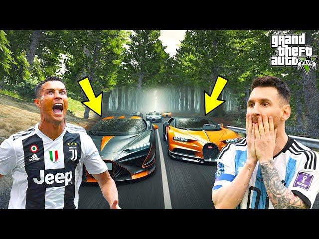 RONALDO DÜNYADA TEK OLAN EFSANE ARABASIYLA MESSİ'YLE YARIŞIYOR! - GTA 5