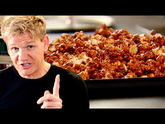 Gordon Ramsay's Homemade Carmel Popcorn