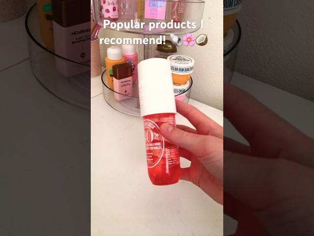 Popular products I recommend!  #skincare #preppy #aesthetic #coconutgirl