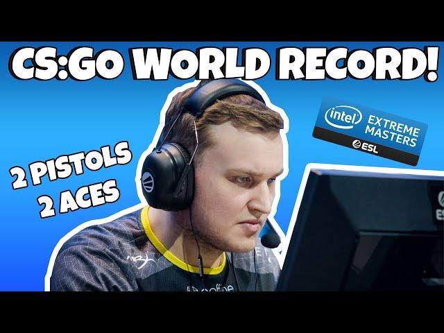 CS:GO WORLD RECORD - FLAMIE DOUBLE PISTOL ACE @ IEM KATOWICE 2019