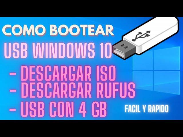 Como bootear usb FACIL Y RAPIDO