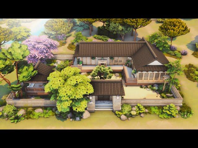 Korean Traditional 'Hanok' House | Tartosa | The Sims 4 | Stop Motion Build | NO CC