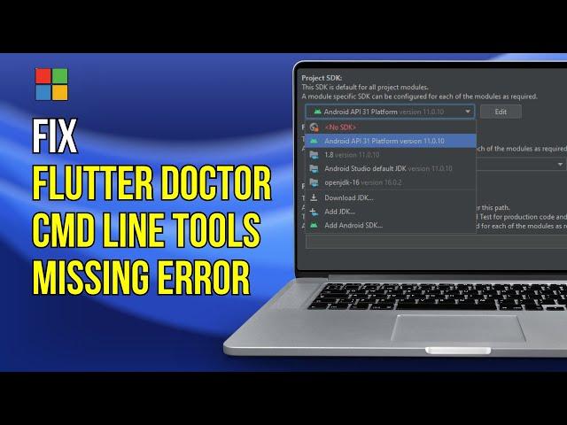 How to Fix Flutter Doctor Android Toolchain cmdline-tools Component is Missing Error