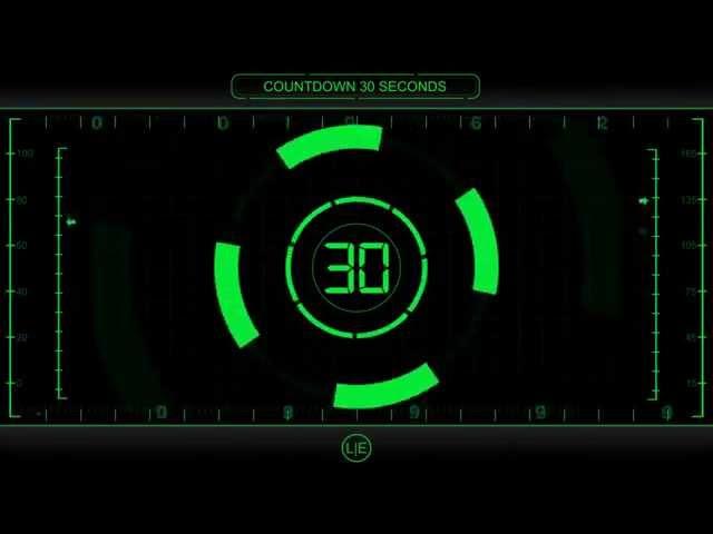 COUNTDOWN Timer 30 sec ( v 225 ) Clock with Sound Effects and Voice 4k