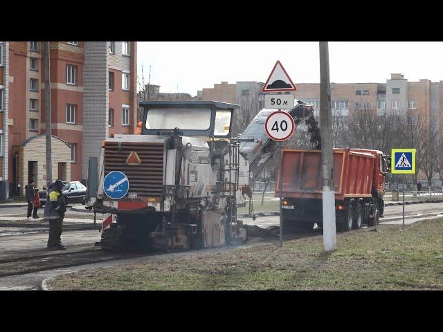 Ремонт дорог в Пинске: начало сезона