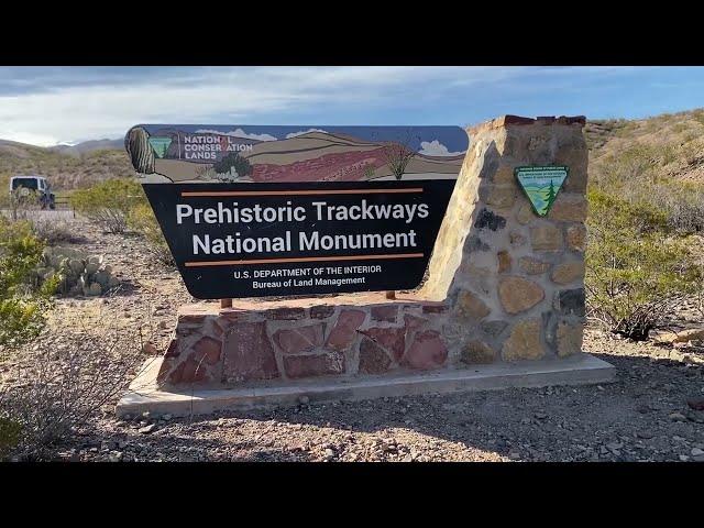 Prehistoric Trackways National Monument//Full-time RV life