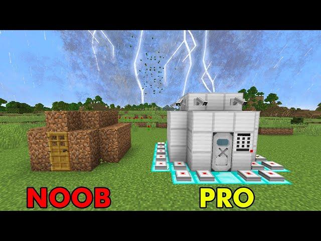 Tornado vs Security House in Minecraft