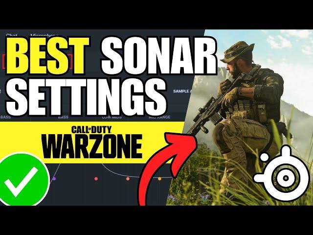 The BEST SteelSeries Sonar Settings For Warzone 3 (Louder Footsteps)