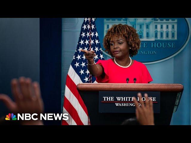 Watch: White House holds press briefing - Aug. 6 | NBC News