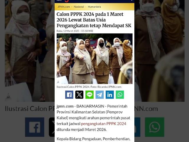 Calon PPPK 2024 pada 1 Maret 2026 Lewat Batas Usia Pengangkatan tetap Mendapat SK