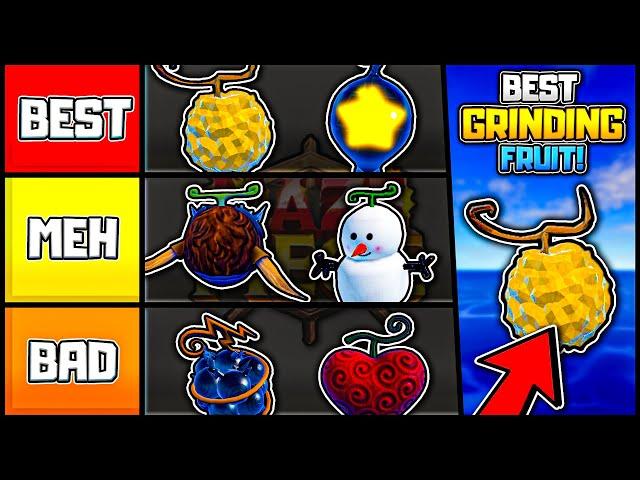 Ranking & Showcasing BEST Fruits For Grinding In Haze Piece! | Tier List