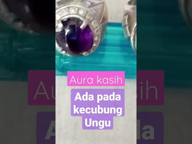 Makin Percaya diri  memakai Batu akik Kecubung Ungu