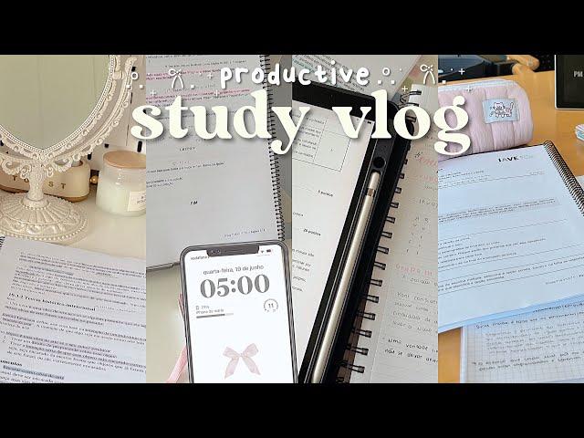 2-day study vlog  5am mornings, lots of studying, being productive...