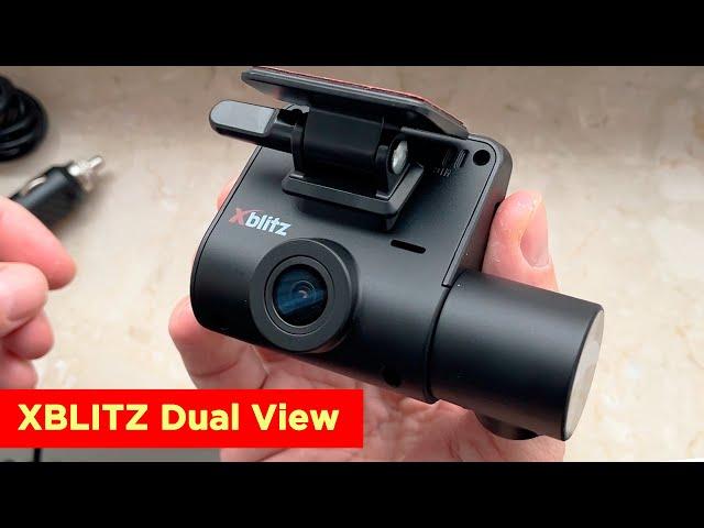  XBLITZ Dual View - unboxing, review, testing | Car DVR Dash Cam