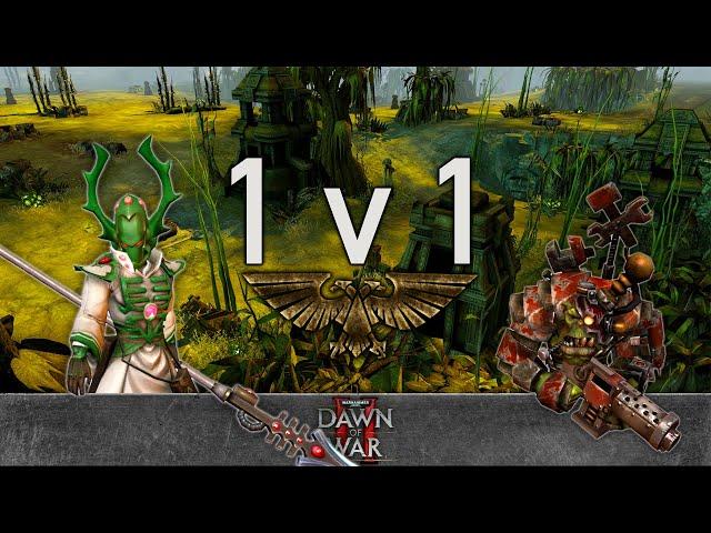 Warhammer 40k: Dawn of War 2 - 1v1 | Sasha - Warlock [vs] Fathom - Mekboy