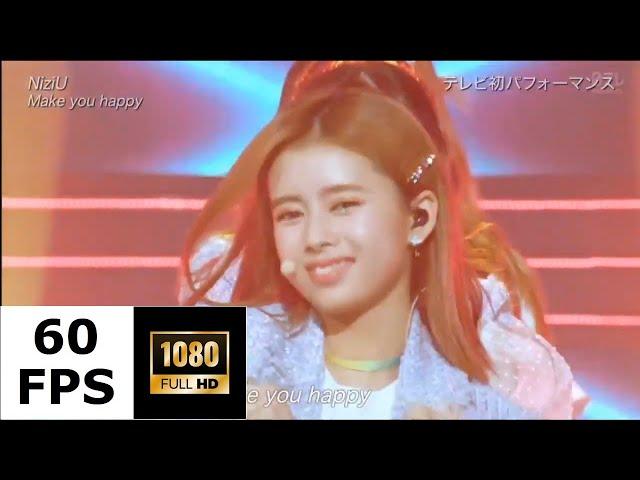 [ 60FPS ] NiziU 「MAKE YOU HAPPY」LIVE x THE MUSIC DAY 2020 2020年9月12日