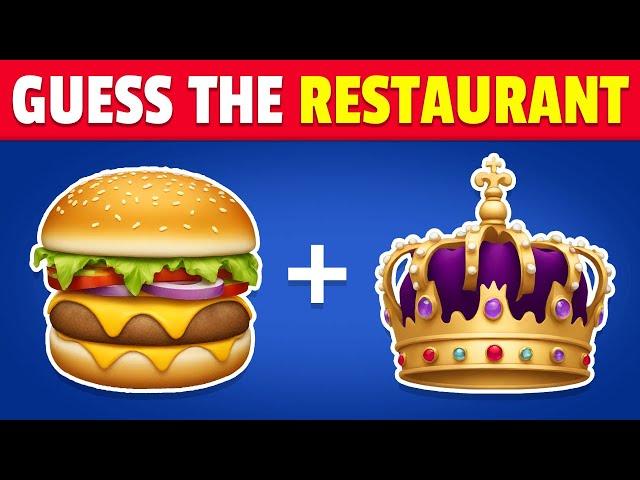 Guess the Fast Food Restaurant by Emoji