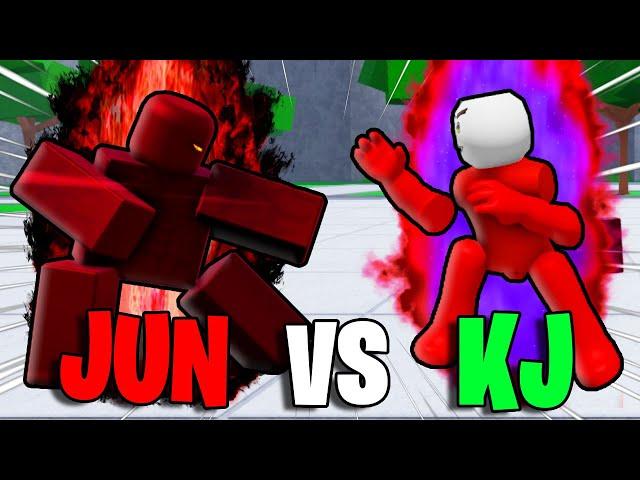 Using JUN To COOK TOXIC KJ User.. | Legends Battlegrounds